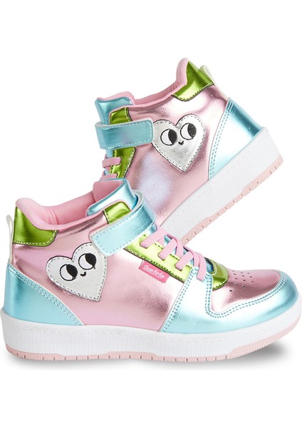 Hologram Kız Çocuk Pembe Sneakers Spor Ayakkabı