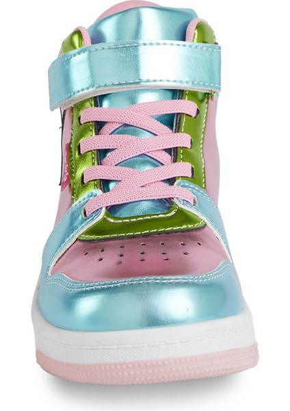 Hologram Kız Çocuk Pembe Sneakers Spor Ayakkabı