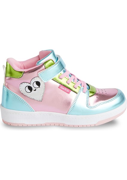 Hologram Kız Çocuk Pembe Sneakers Spor Ayakkabı