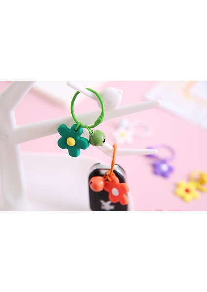 Çan Çiçek Figürlü Anahtarlık - Yeşil (Yurt Dışından) modelleri