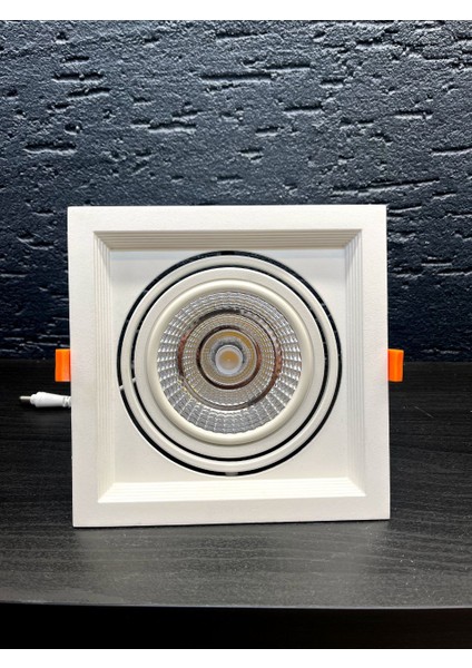 Ar 111 Cob LED Tekli 25 Watt Işık Çerçeveli Sıva Altı 4000K