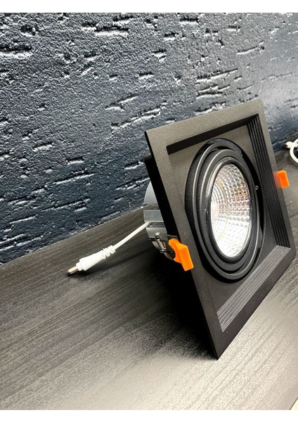 Ar 111 Cob LED Tekli 25 Watt Işık Çerçeveli Sıva Altı 5700K