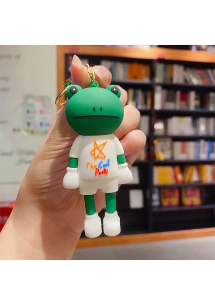 Uzun Bacaklı Kurbağa Anahtarlık - Siyah (Yurt Dışından) fırsatları