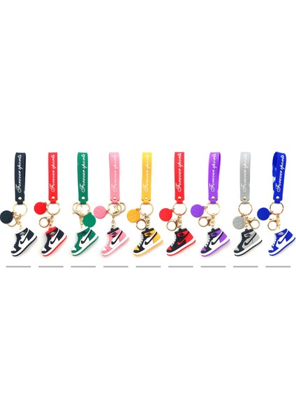 Üç Boyutlu Spor Ayakkabı Modeli Anahtarlık - Pembe (Yurt Dışından) fiyatları