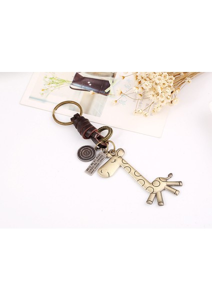 Zürafa Figürlü Anahtarlık - Kahverengi (Yurt Dışından) fiyatları