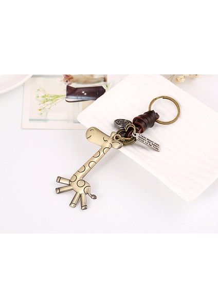 Zürafa Figürlü Anahtarlık - Kahverengi (Yurt Dışından) modelleri