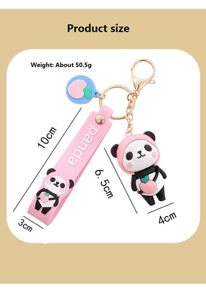 Panda Anahtarlık Kolye - Kırmızı (Yurt Dışından) modelleri