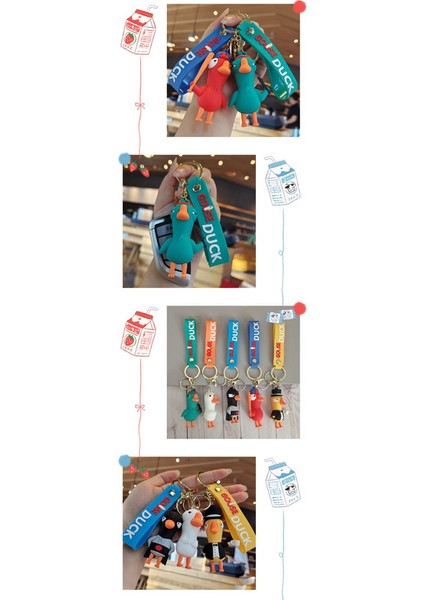 Kaz ve Ördek Figürlü Anahtarlık - Sarı (Yurt Dışından) modelleri