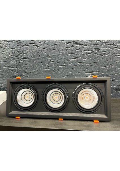 Ar 111 Cob LED Üçlü 35 Watt Işık Sıva Altı 5700 Kelvin