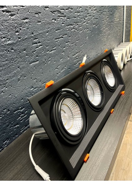 Ar 111 Cob LED Üçlü 35 Watt Işık Sıva Altı 5700 Kelvin
