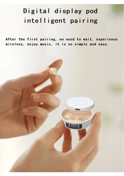 Uzun Pil Ömürlü Kablosuz Kulak Içi Bluetooth Kulaklık - (Yurt Dışından)