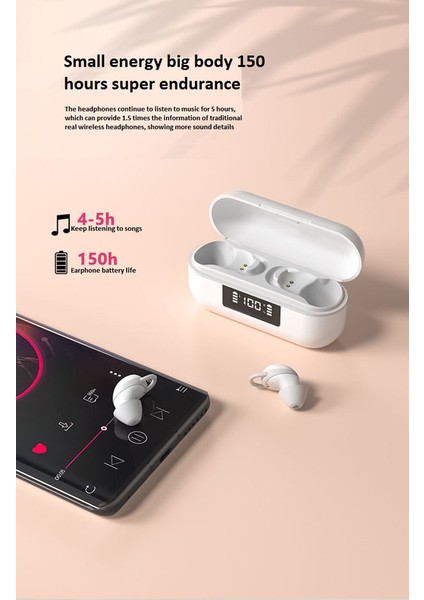 Gürültü Önleyici Kablosuz Kulak Içi Bluetooth Kulaklık - (Yurt Dışından)