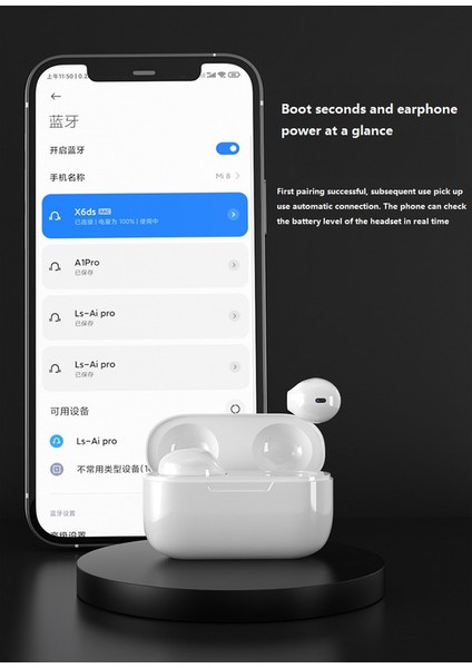 Kablosuz Kulak Içi Olmayan Mini Bluetooth Kulaklık - (Yurt Dışından)