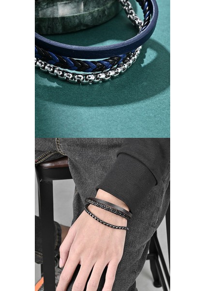 Erkek Inci Manyetik Toka Bileklik - Metalik Gri (Yurt Dışından) fırsatları