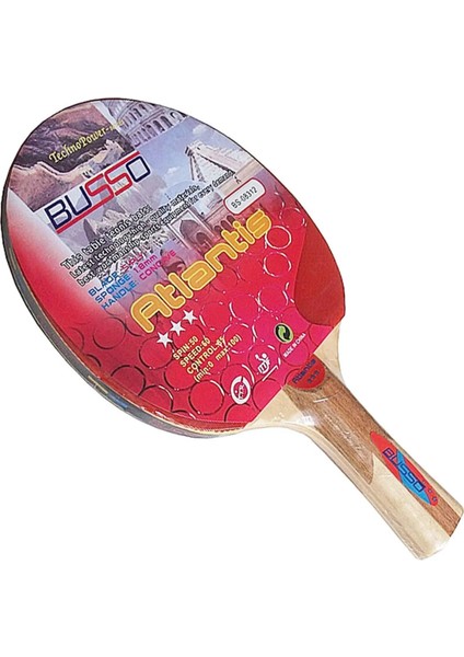 Busso Atlantis Masa Tenisi Raketi 3 Yıldız