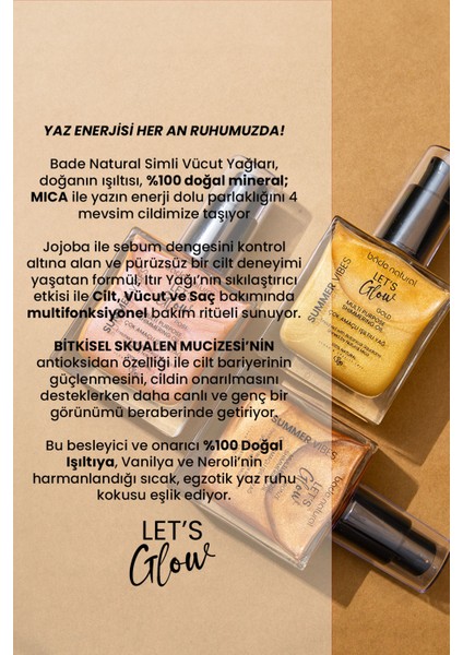 Nemlendirici Işıltılı Gold Çok Amaçlı Vücut Yağı 50 ml