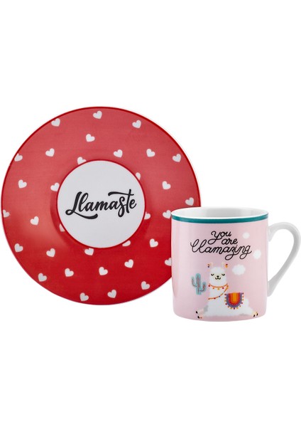 Lama 2 Kişilik Kahve Fincan Takımı 80 ml