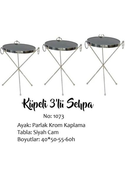 Brc Zigon Küpe Model Sehpa Çelik Bakır Roza Renk x Ayak Kırılmaz Cam Tabla El Yapım