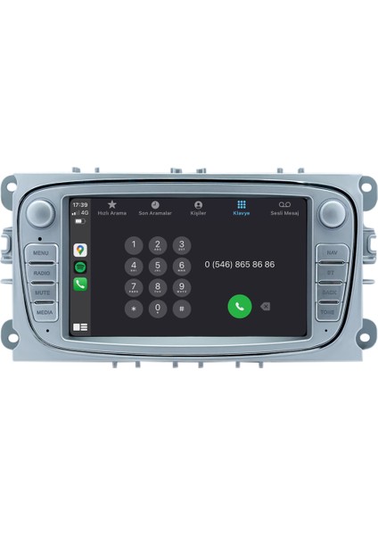 Ford Focus (2008-2011) Android 13 Multimedya - 4 GB Ram - 64 GB Hafıza - 8 Inch - Carplay CRV-242XD