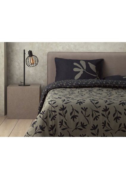 Vinette Dijital Baskılı Soft Cotton Tek Kişilik Nevresim Seti 160X220 cm Yeşil
