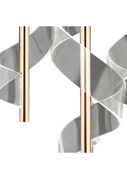 Jadon 4'lü Yuvarlak 3 Renkli 35 Watt Gold Kristal Ledli Modern Oturma Odası Salon Sarkıt Avize fırsatları