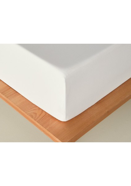 Novella Premium Soft Cotton Çift Kişilik Lastikli Çarşaf 160X200 cm Beyaz fiyatları
