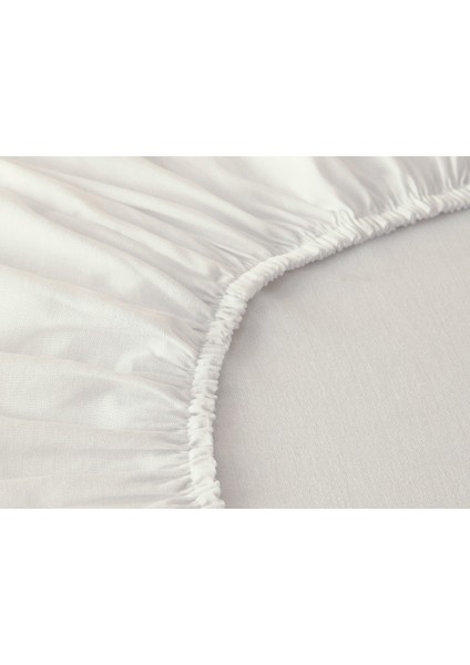 Novella Premium Soft Cotton Çift Kişilik Lastikli Çarşaf 160X200 cm Beyaz modelleri