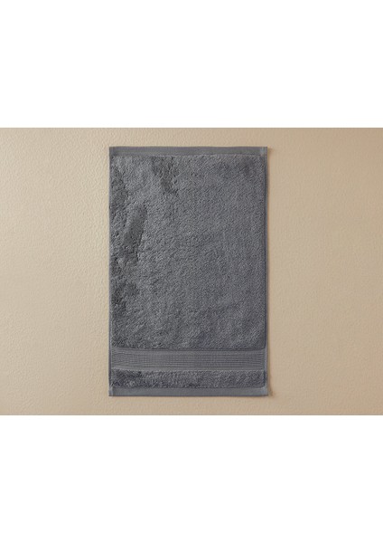 Poffy Soft&premium Pamuklu El Havlusu 30X45 cm Koyu Gri