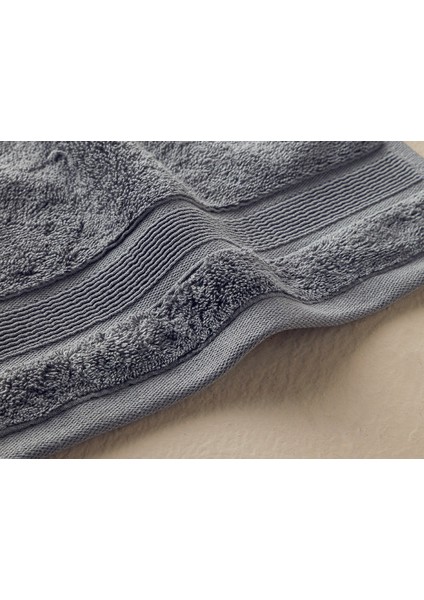 Poffy Soft&premium Pamuklu El Havlusu 30X45 cm Koyu Gri