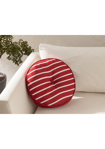 Northsea Dekoratif Kırlent 40 cm Beyaz - Bordo