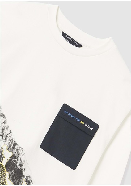 Beyaz Çocuk Tshirt - Mayoral - Beyaz - 14 Yaş - 7065--BEYAZ-14 Yaş