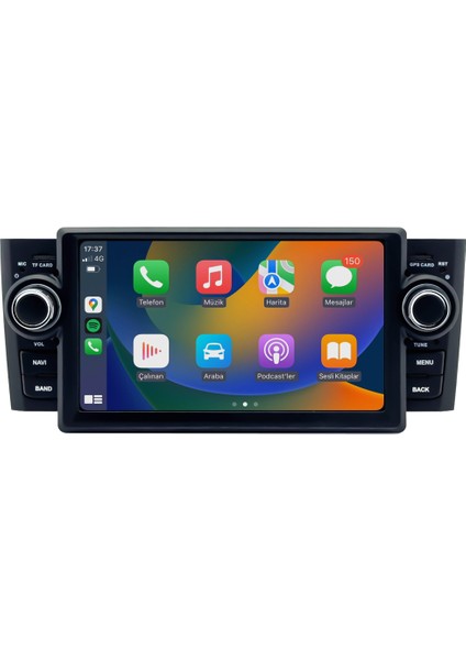Fiat Punto (2007-2016) Android 13 Multimedya - 4GB Ram - 64 GB Hafıza - 7 Inch - Carplay CRV-4104D