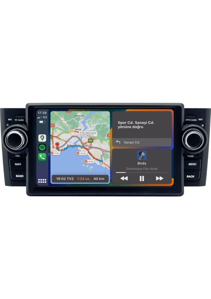 Fiat Punto (2007-2016) Android 13 Multimedya - 4GB Ram - 64 GB Hafıza - 7 Inch - Carplay CRV-4104D