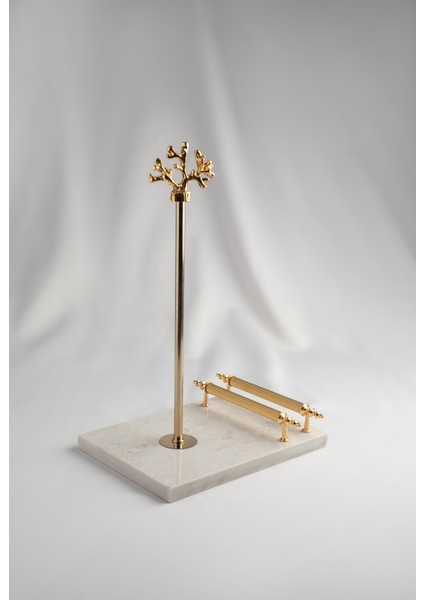 Mermer Altın Rulo Havluluk ve Peçetelik