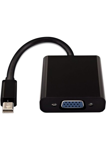 G-539 10 cm Dısplay Port Erkek To VGA Dişi Çevirici Kablo Siyah