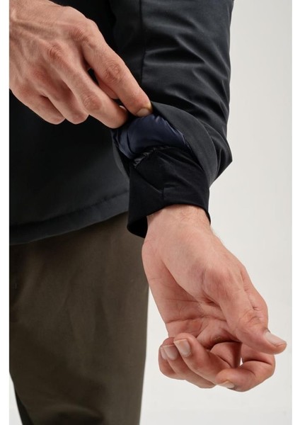 2311142 Erkek Yağmur Rüzgar Geçirmez Siyah Mont fırsatları