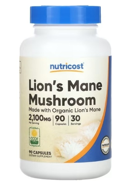 Lion's Mane Mushroom, 700 mg, 90 Capsules