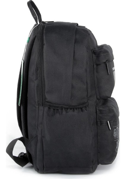 Çift Bölmeli Sırt Çantası Siyah 3829 modelleri