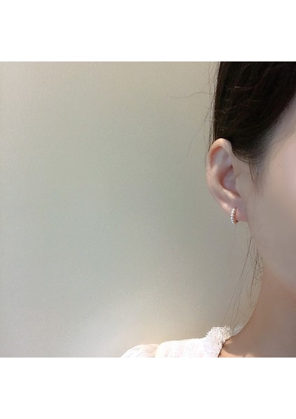 S925 Gümüş Kompakt Inci Küpe (Yurt Dışından) fırsatları