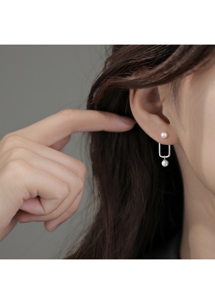 S925 Gümüş Inci Küpe (Yurt Dışından) modelleri