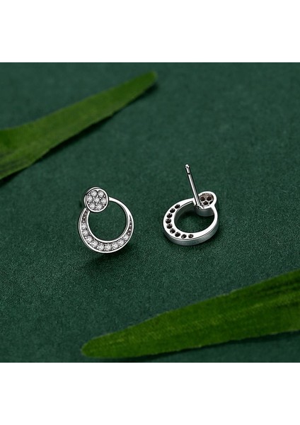 S925 Gümüş Ay Küpe (Yurt Dışından) modelleri