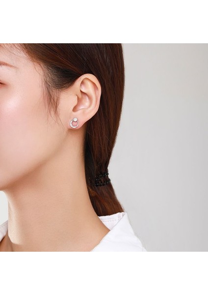 S925 Gümüş Ay Küpe (Yurt Dışından) fırsatları