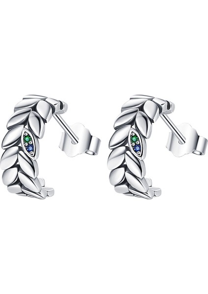 S925 Gümüş Retro Mizaç Küpe (Yurt Dışından) fiyatları