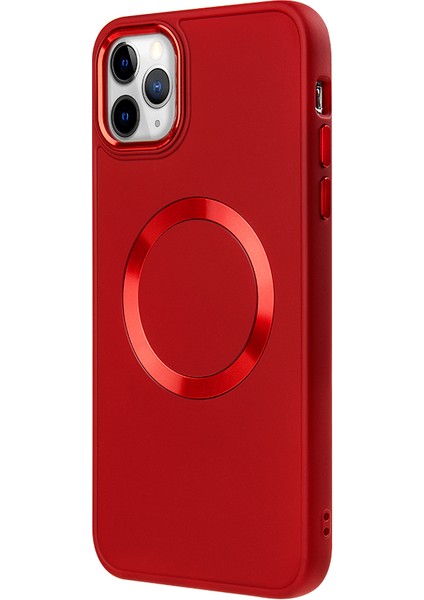 iPhone 11 Pro Max Magsafe Mat Kırmızı Kablosuz Şarj Kılıfı fiyatları