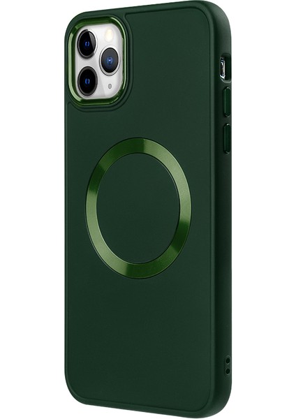 iPhone 11 Pro Magsafe Mat Yeşil Kablosuz Şarj Kılıfı fiyatları