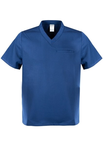 Unisex Likralı Scrubs Üst