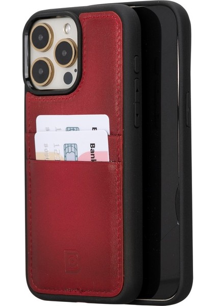 Apple iPhone 15 Pro Max Uyumlu Deri Arka Kapak Fxcp V4EF