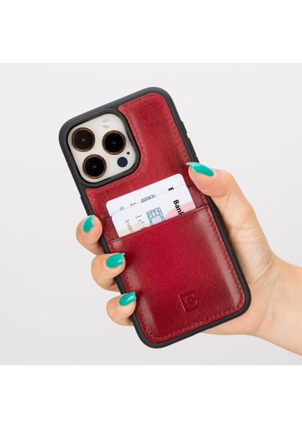 Apple iPhone 15 Pro Max Uyumlu Deri Arka Kapak Fxcp V4EF