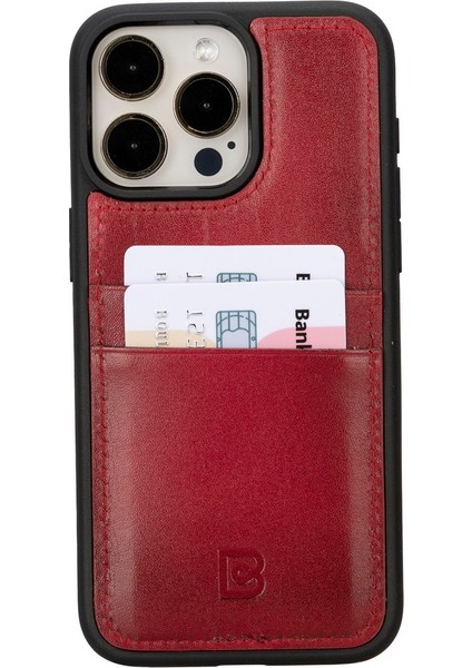Apple iPhone 15 Pro Max Uyumlu Deri Arka Kapak Fxcp V4EF