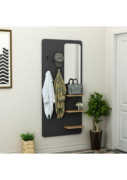 Buket Duvara Monte Askılık Antrasit modelleri